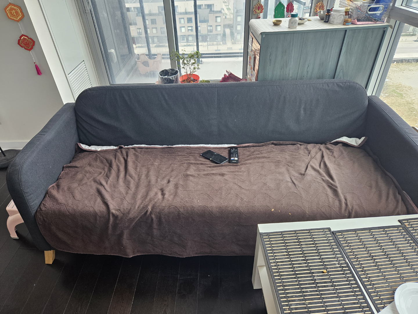 Dark Grey Sofa  Moving Out sale - photo 3