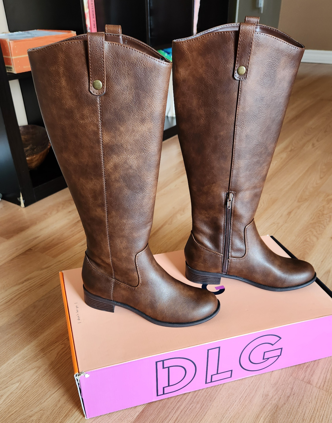 Brown DLG Women's Knee-High Boots *NEW*