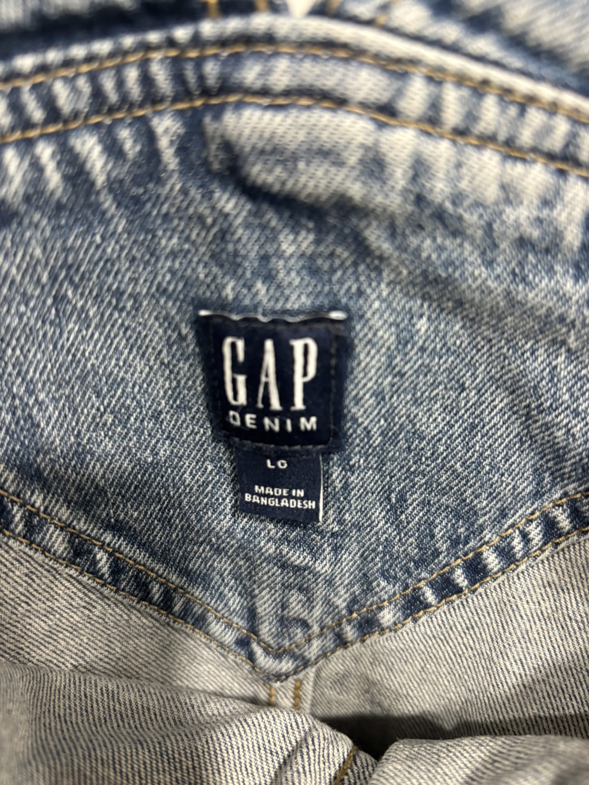 Gap Denim Overalls - Size Large - photo 3