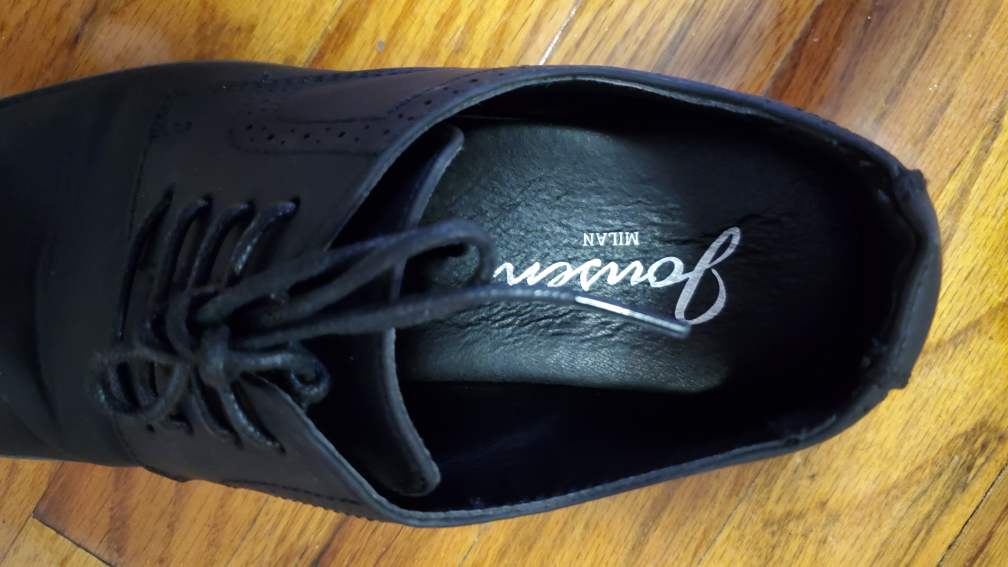 Black suede leather shoes - photo 2