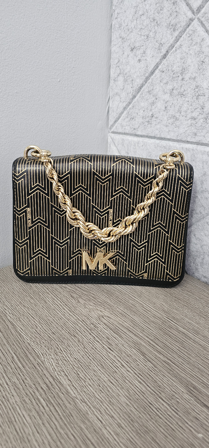 Michael Kors Black and Gold Chain Bag - photo 3
