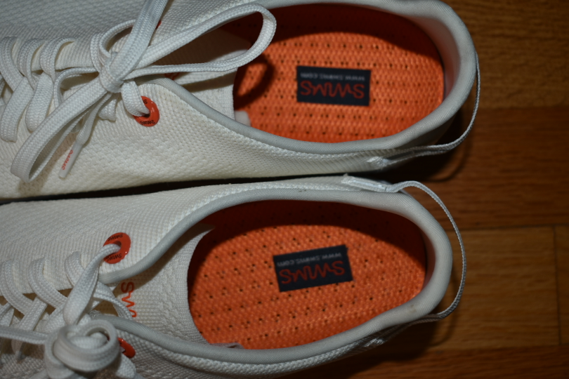 SWIMS Men Off White Mesh Sneakers SZ 10 - photo 3