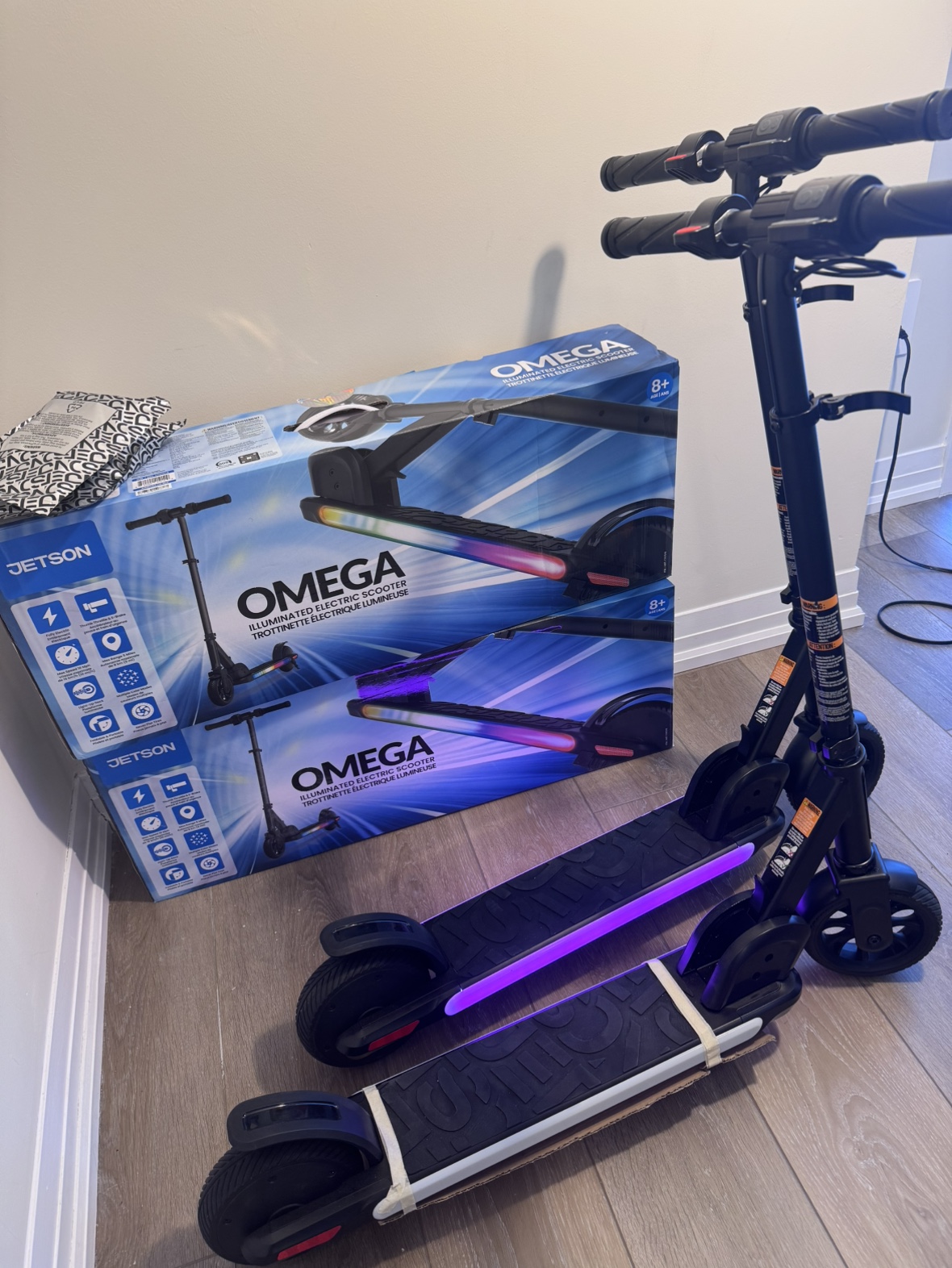 Jetson Omega Illuminated Electric Scooter
