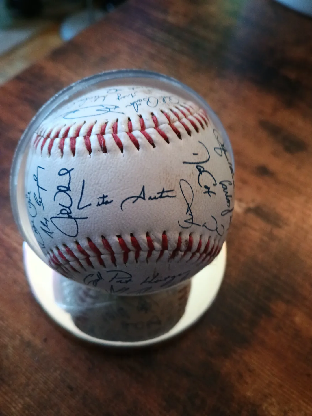 Autographed Baseball in Display Case image indicator(7)