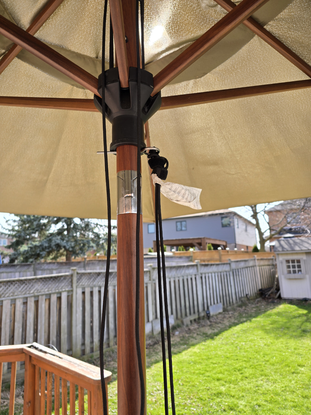 Patio umbrella with stand&base - photo 3