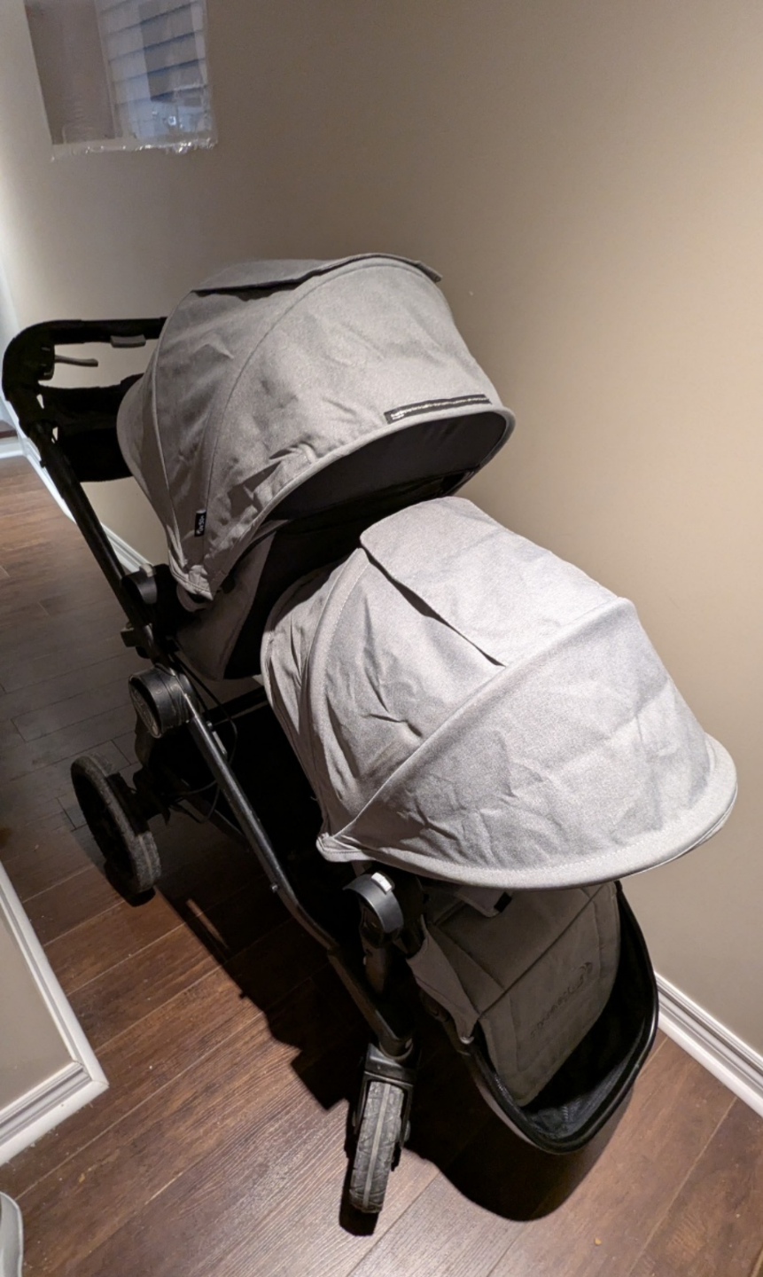 Baby Jogger City Select LUX Double Stroller - Grey