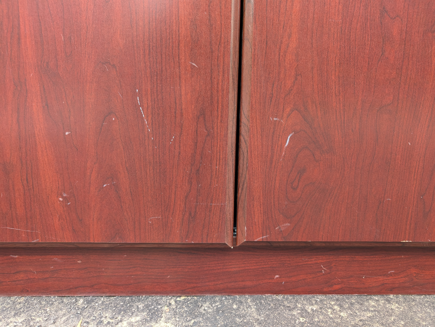 Cherry Wood Locking Cabinet - photo 5