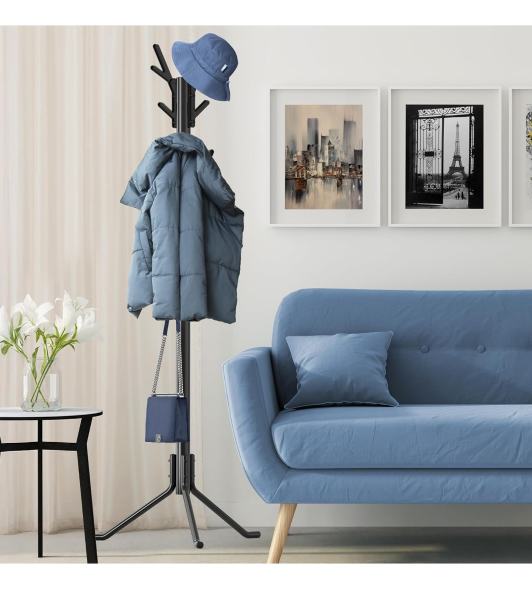 Simple Houseware Black Freestanding Coat Rack - photo 4