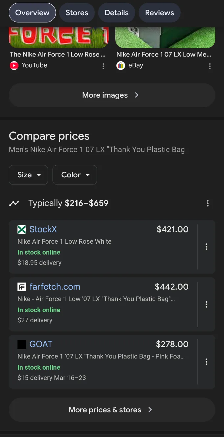 Brand New / Air Force 1s Low Rose (White) image indicator(6)