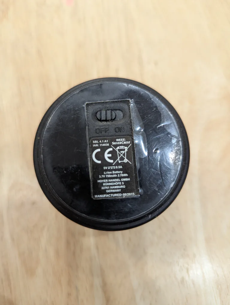 Silvercrest Portable Bluetooth Speaker image indicator(2)