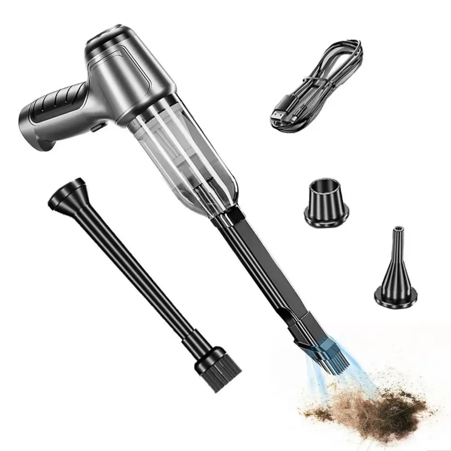 NEW Cordless Handheld Vacuum Cleaner with Air blower image indicator(5)