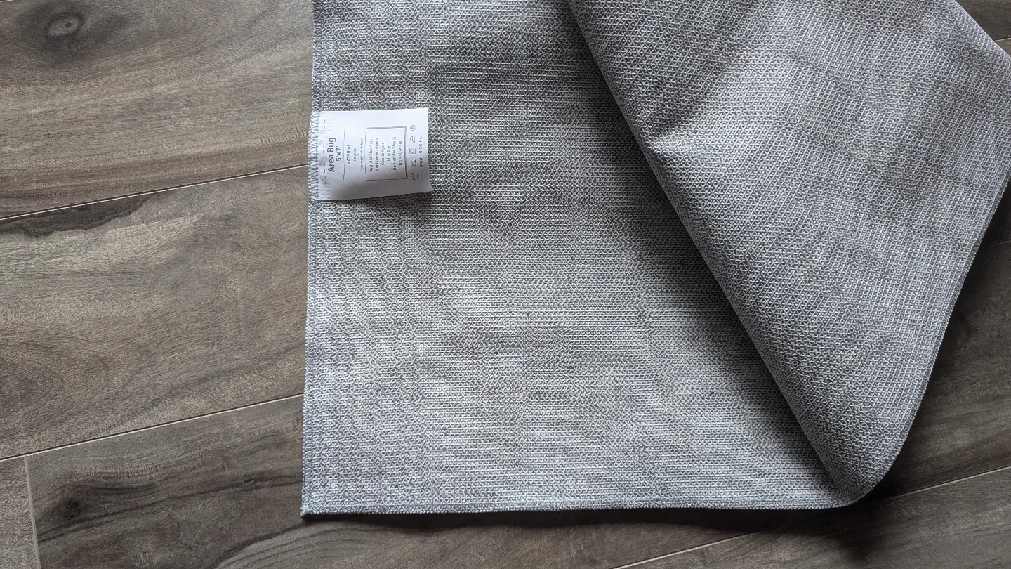 Off-White and Grey Tribal Pattern Rug image indicator(4)