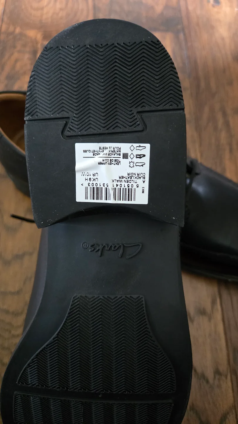 Men's Clarks Collection Black Leather Shoes image indicator(3)