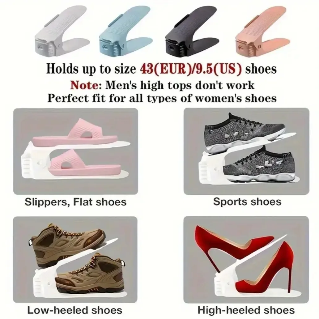 7pcs Shoe Storage Organizer - Double Your Closet Space! image indicator(6)