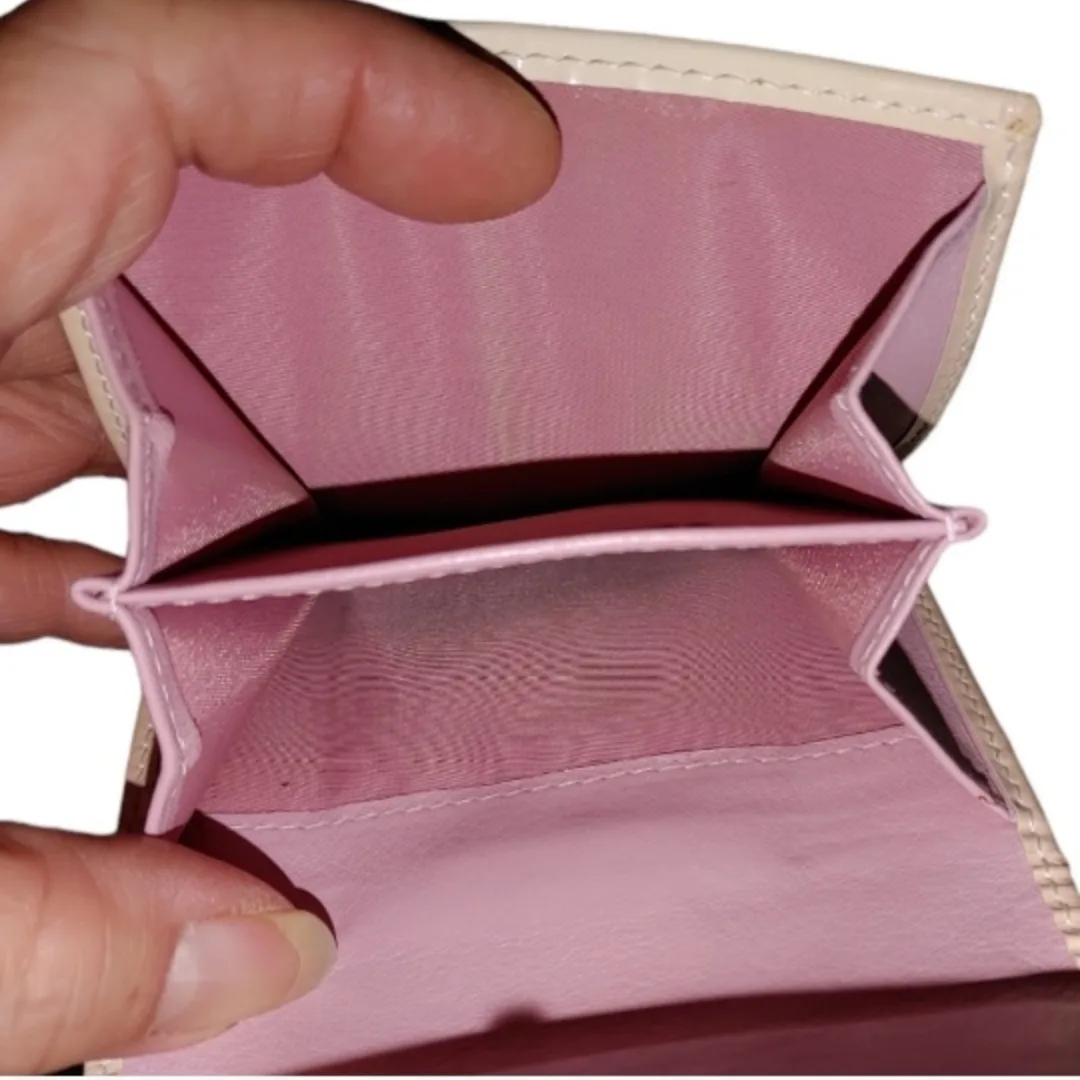 Christian Dior Pink Canvas Leather Wallet image indicator(7)