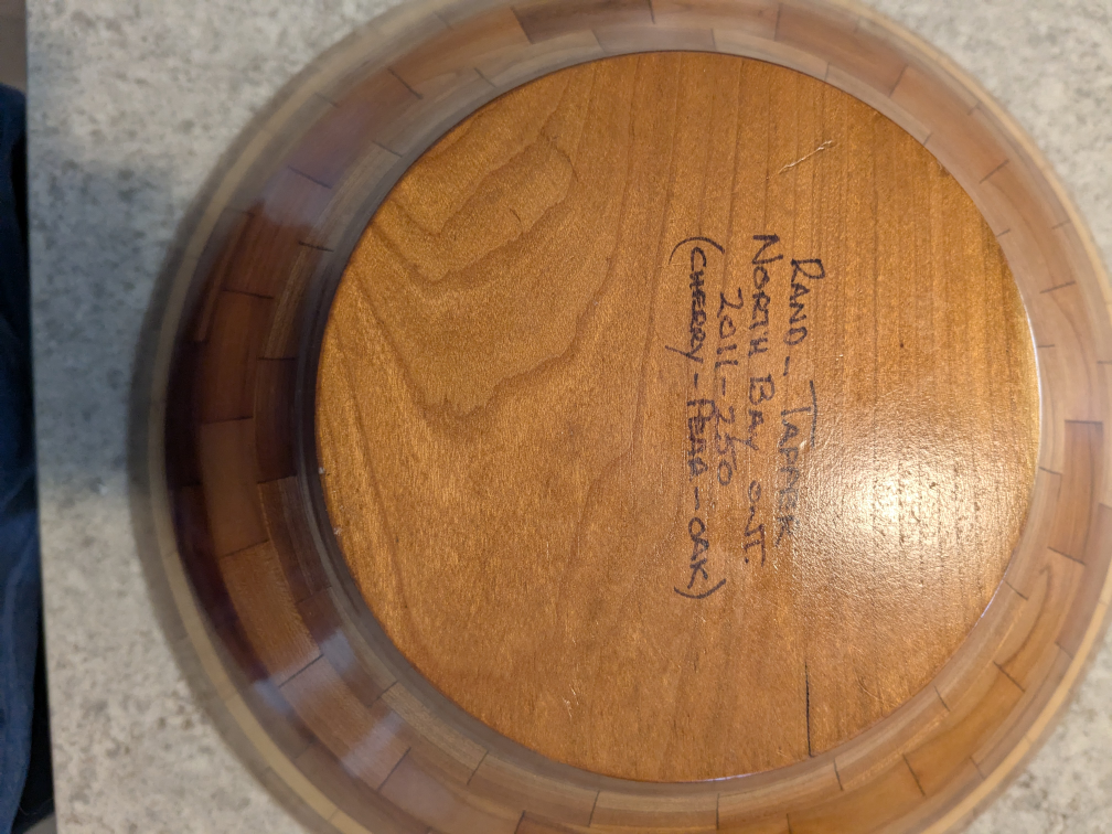 Canadian made Cherry-Pear-Oak, Hand-turned wooden bowl💚 - photo 2