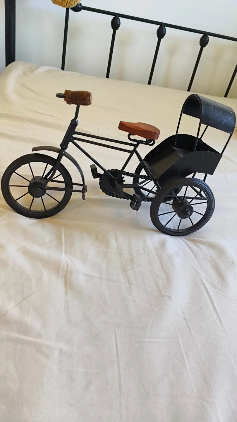 Vintage Metal Rickshaw Model image indicator(3)
