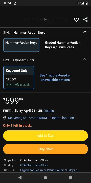 M-AUDIO HAMMER 88 KEYBOARD image indicator(3)