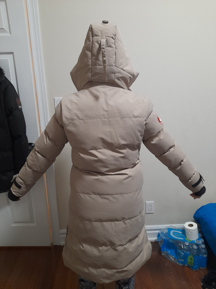 Women's long Parka - Canada Weathegear - Beige - Size M - photo 2