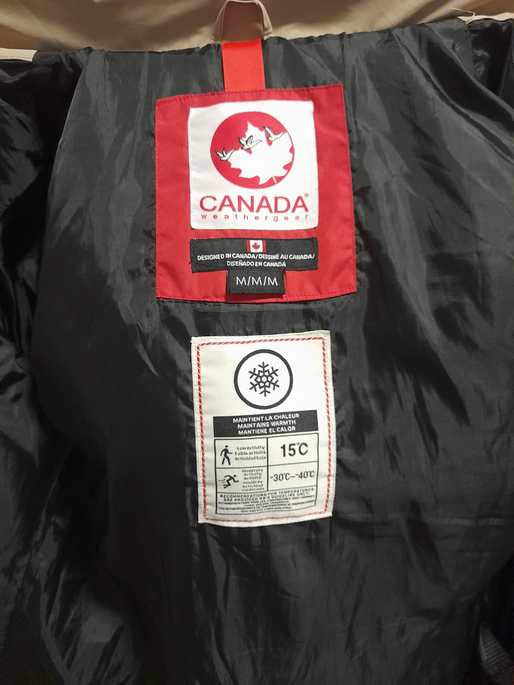 Women's long Parka - Canada Weathegear - Beige - Size M - photo 4