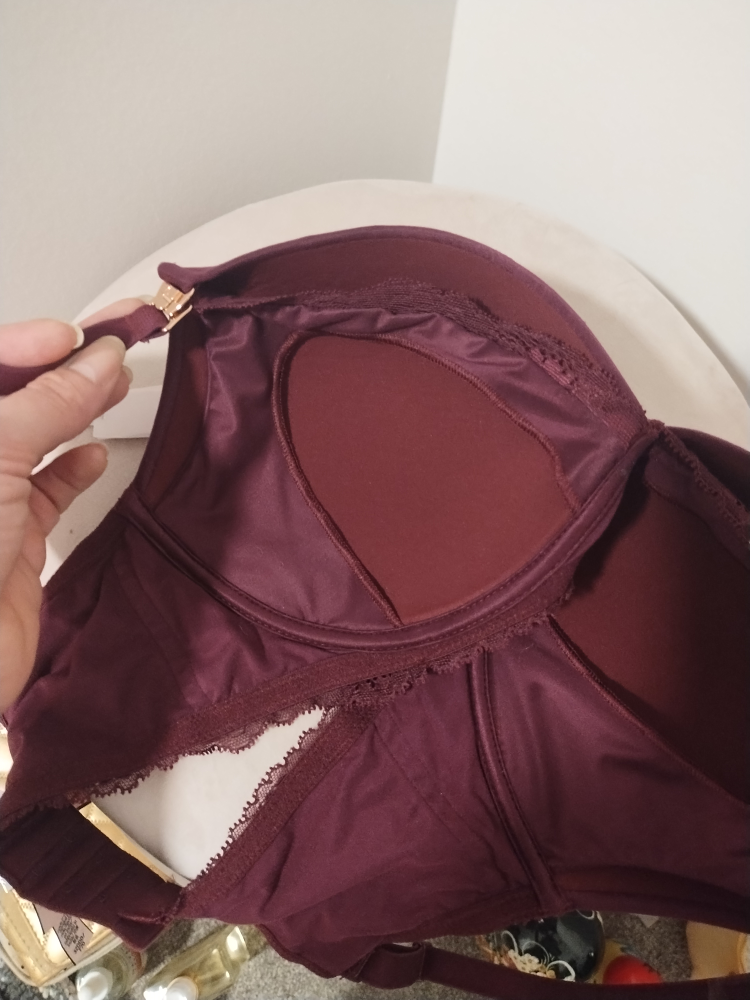 Victoria's Secret Burgundy Lace Push-Up Bra 32DDD - photo 4