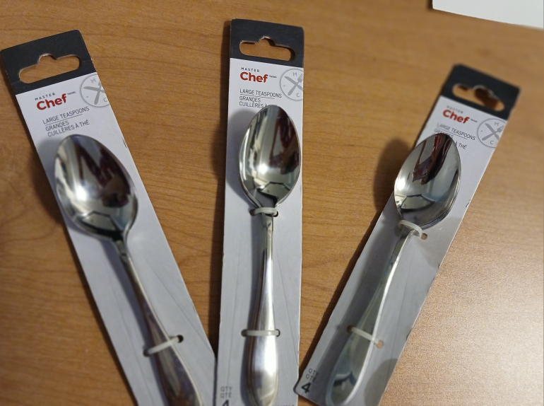 Master Chef 4pc Stainless Steel Spoon Set