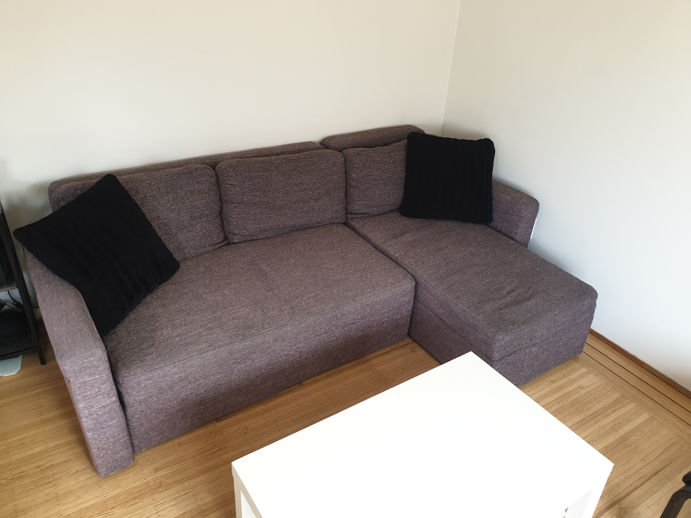 Purple Sectional Sofa - photo 3