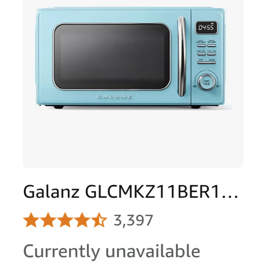 Like NEW Retro Style "GALANZ" Microwave! - photo 4