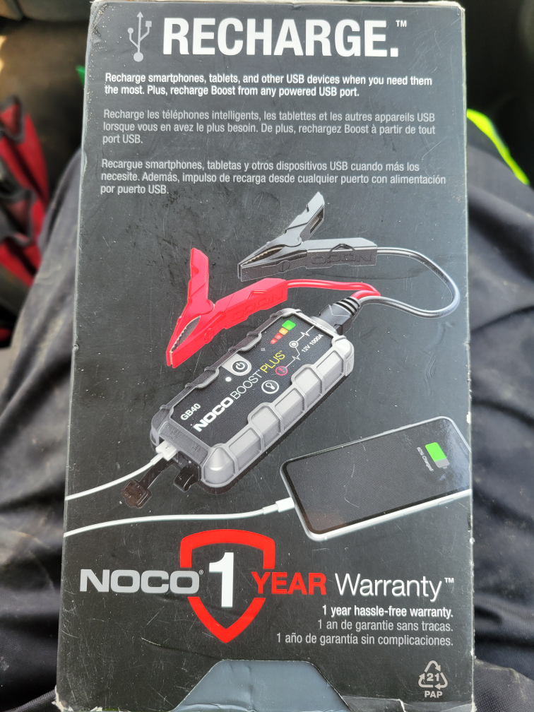 NOCO Boost Plus GB40 UltraSafe Jump Starter 12V 1000A - photo 4