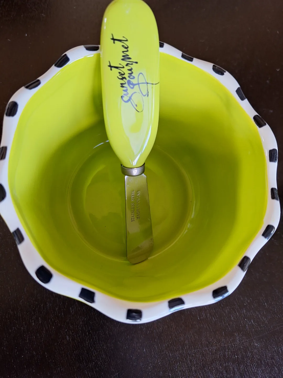 💚Gourmet 3-Piece Ceramic Serving Bowl Set with Cheese Knife image indicator(5)