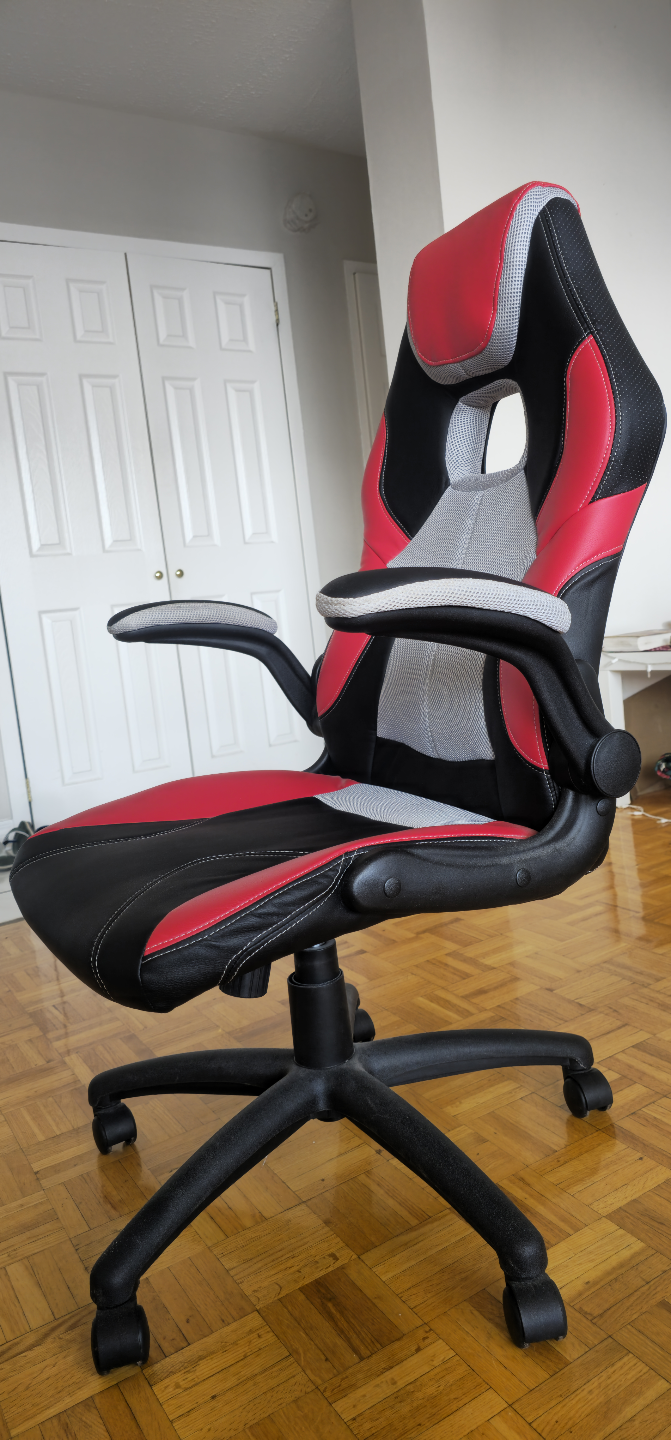 Gaming Chair with Bluetooth - Red and Black - photo 3