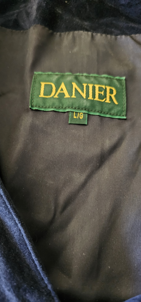 DANIER Navy Blue Velvet Jacket - Size L/G - photo 3