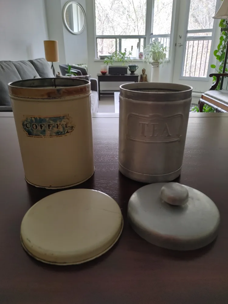 Vintage Coffee & Tea Canisters thumbnail