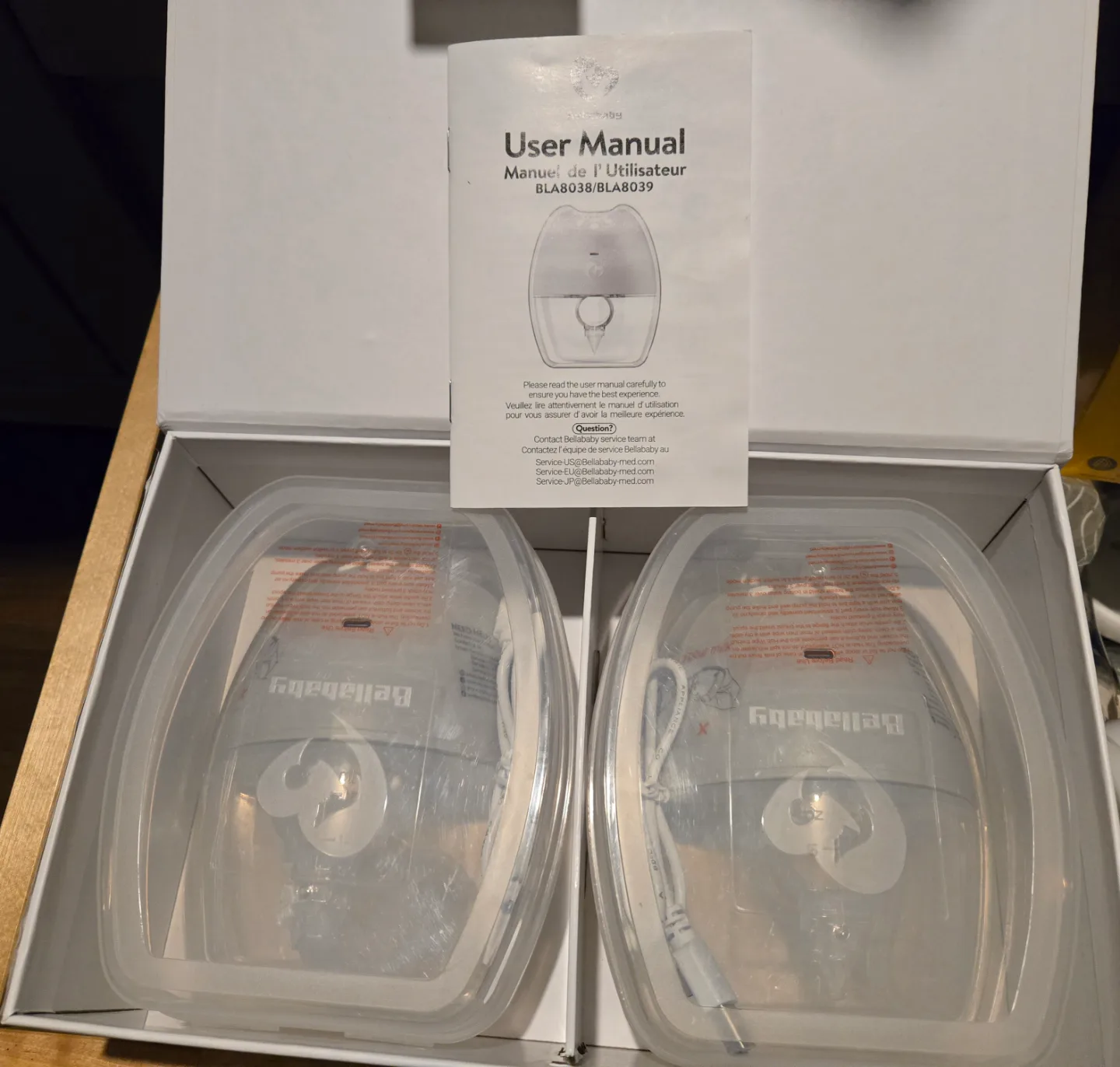 Bellababy BLA8038 Cordless Wearable Breast Pump - Double Pack image indicator(2)