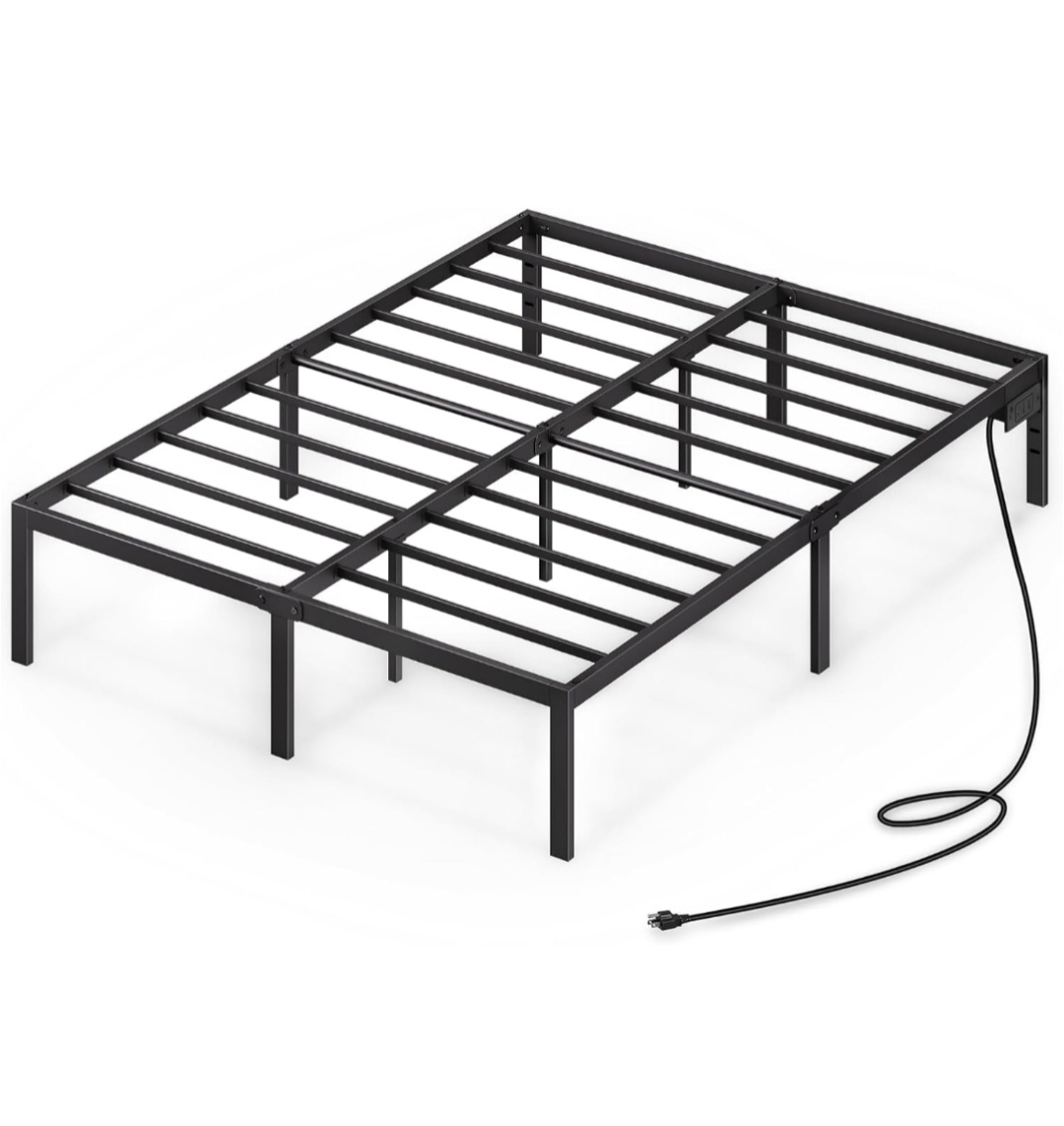 Queen Size Metal Platform Bed Frame