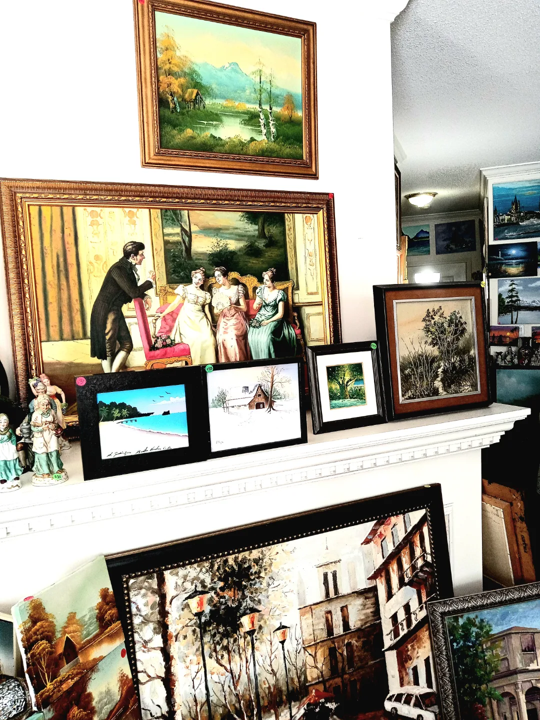 95 vintage and antique oil paintings on sale at $20 and up. image indicator(5)