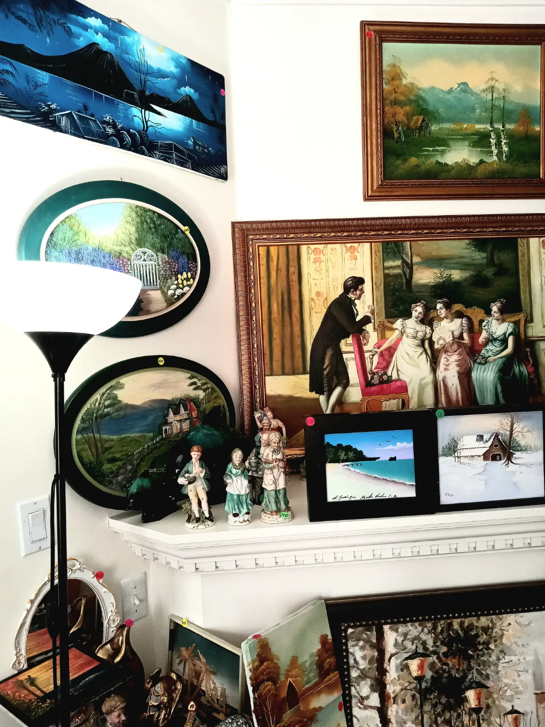 95 vintage and antique oil paintings on sale at $20 and up. image indicator(7)