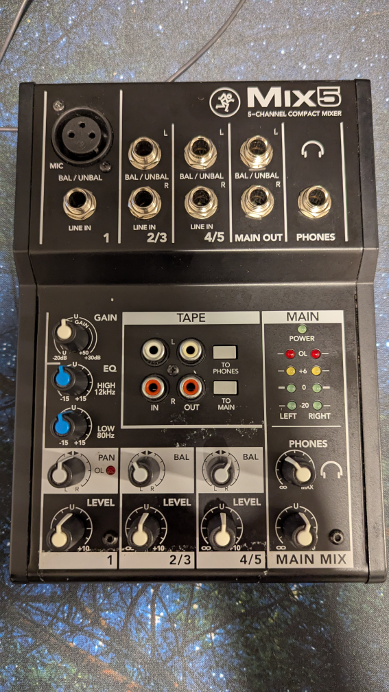 Mix5 5-Channel Compact Mixer