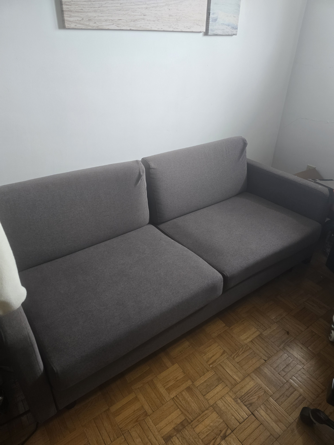 Grey Fabric Sofa - photo 2