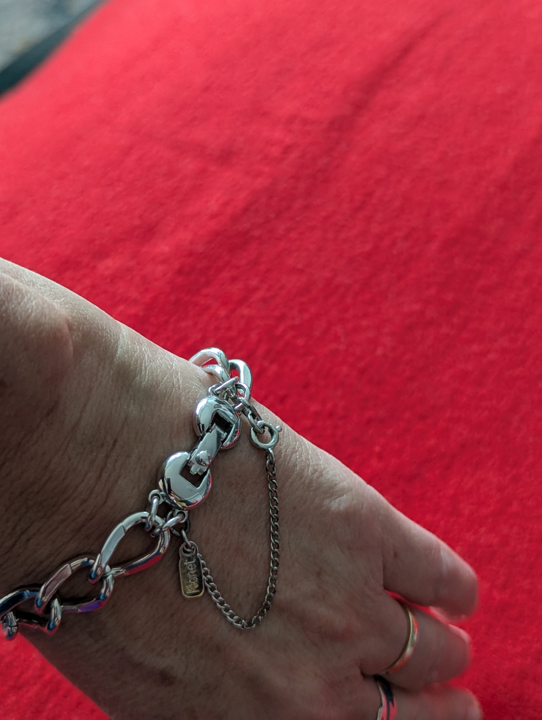 Monet Silver Tone Chain Bracelet - photo 3