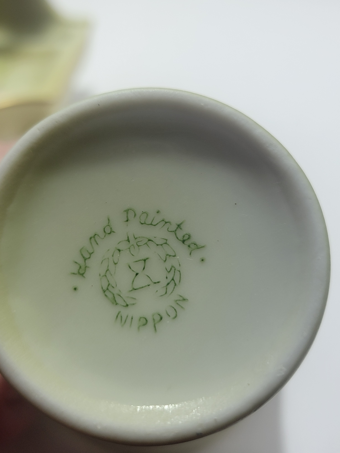 Vintage Nippon Hand-Painted Bathroom Set - photo 5
