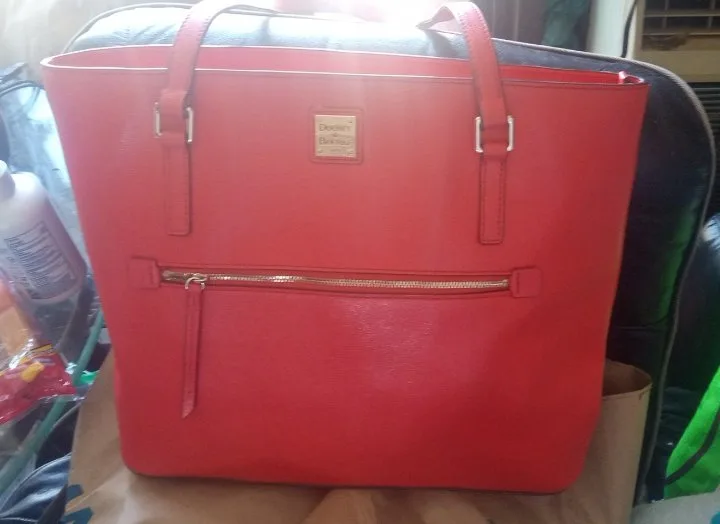 Dooney & Bourke Red Tote Bag image indicator(3)
