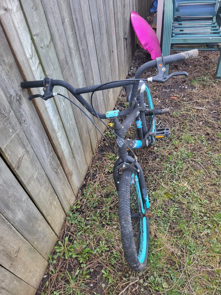 Used Black and Teal BMX Bike image indicator(2)