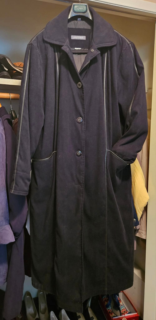 Addition Elle Women's Long Black Coat - Size 18