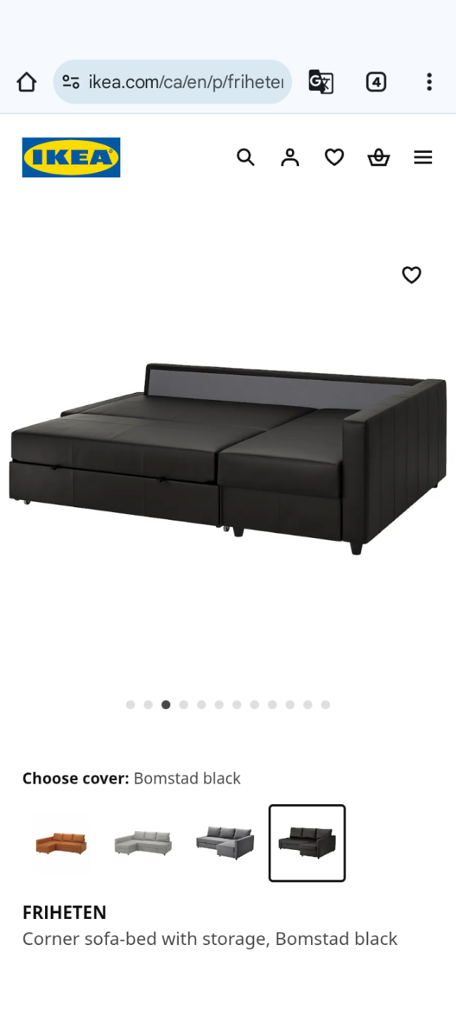 IKEA FRIHETEN sofa-bed 3  way - photo 3