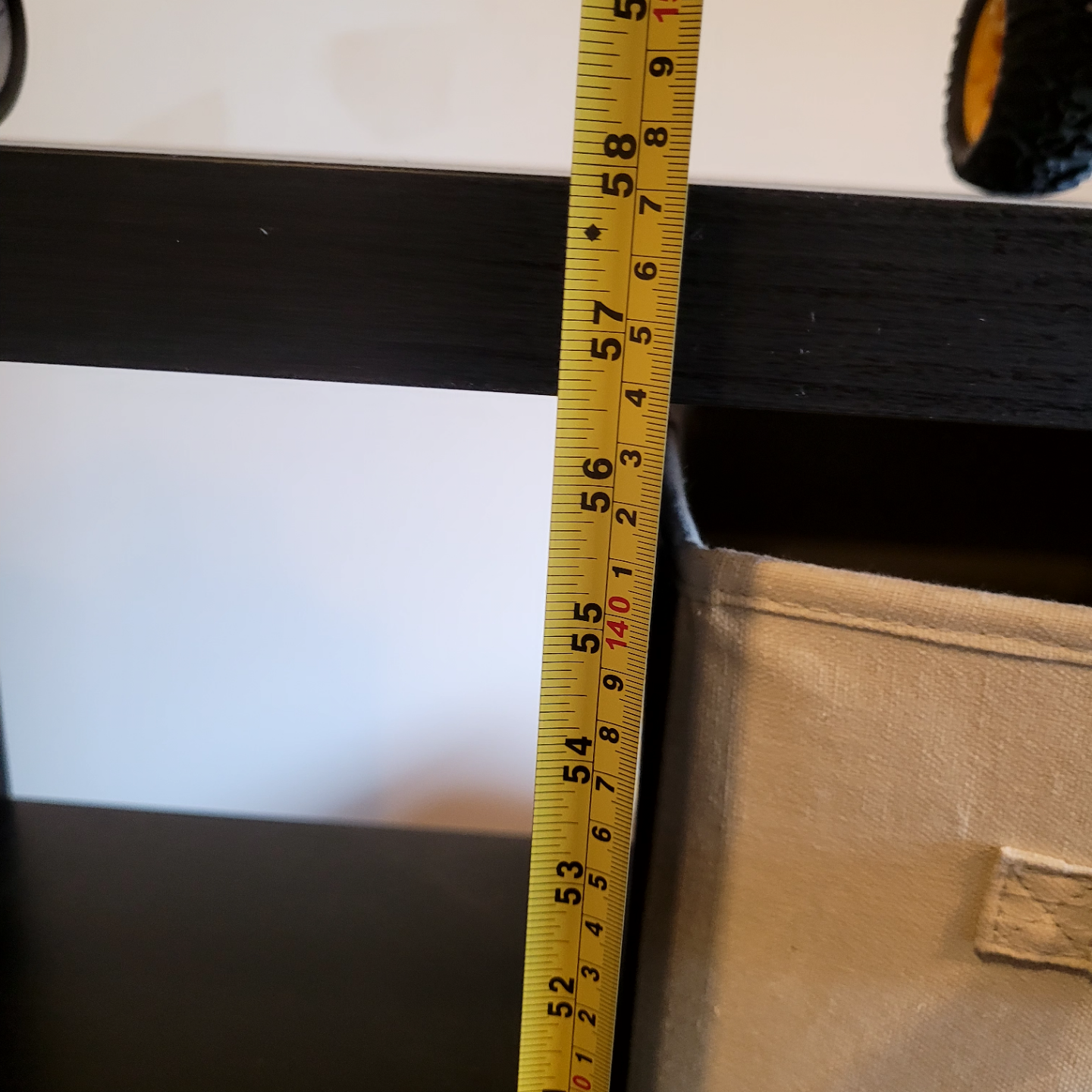 Black 16 Cube Organizer Shelf - photo 2