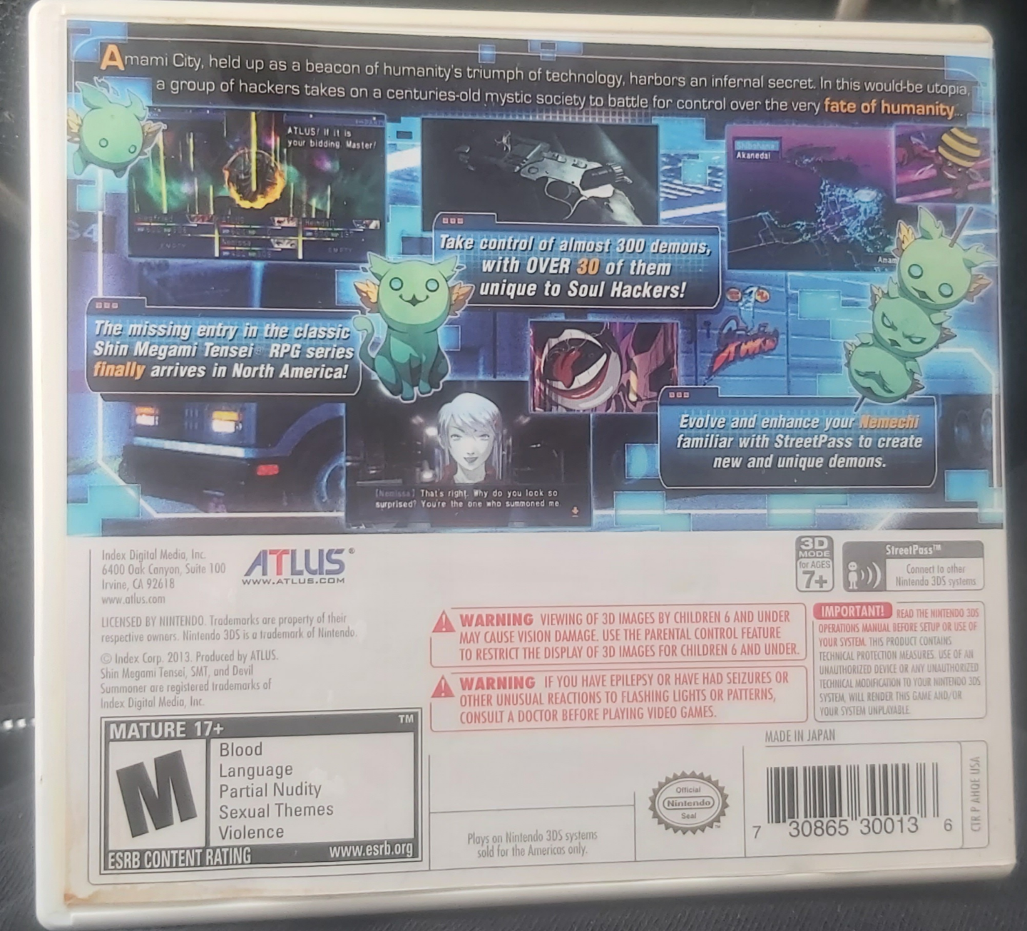 Devil Summoner: Soul Hackers (Nintendo 3DS) - photo 2