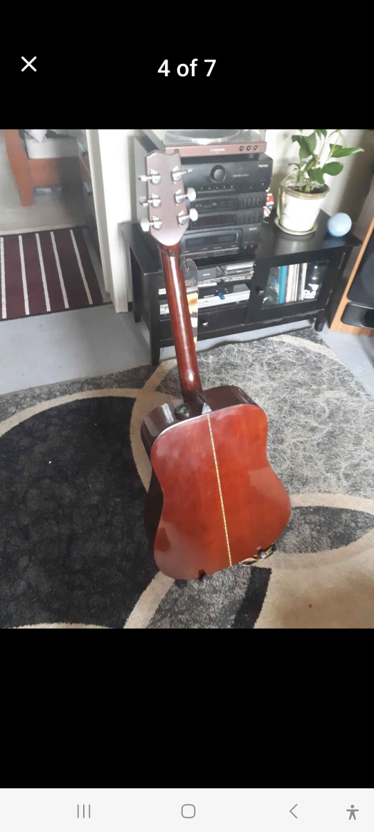 Fender F-210 LH Acoustic Guitar with Case - photo 4
