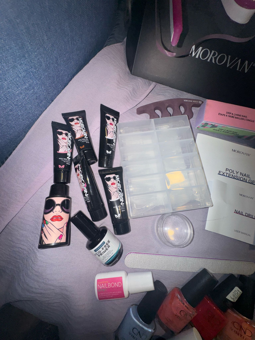 Huge Nail Salon Kit - Morovan & CND - photo 3
