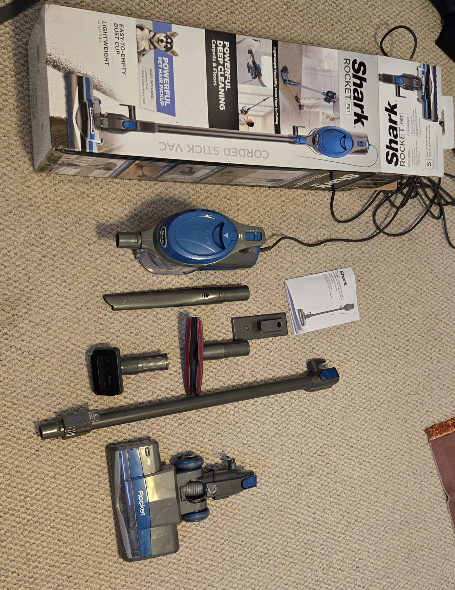 Shark Rocket Corded Stick Vacuum Cleaner